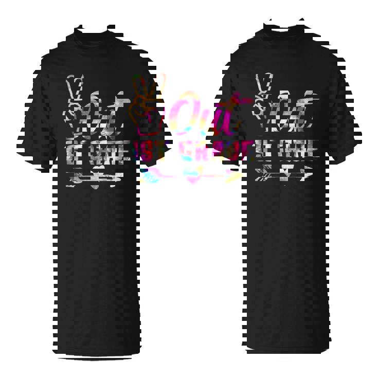 Kids Out 1St Grade Graduation Last Day Of School Tie Dye Unisex T-Shirt