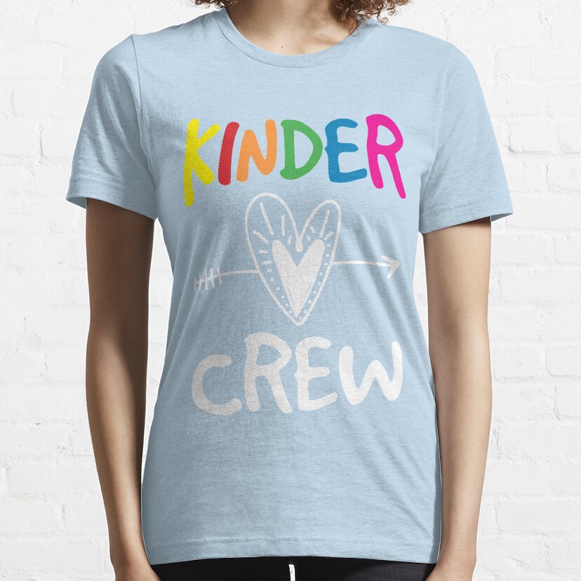 Kinder Crew Kindergarten Teacher Essential T-Shirt