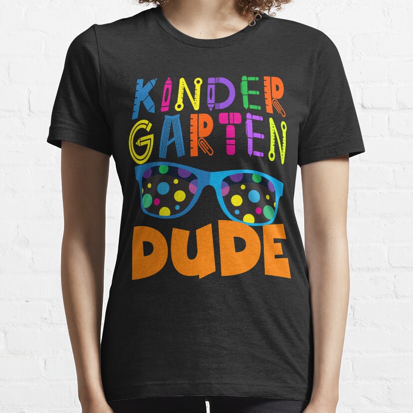 Kindergarten Dude Glasses Essential T-Shirt