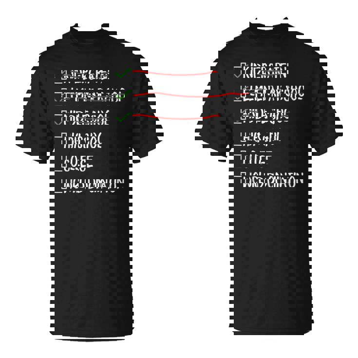 Kindergarten Elementary School Middle School 2023 Graduation Unisex T-Shirt