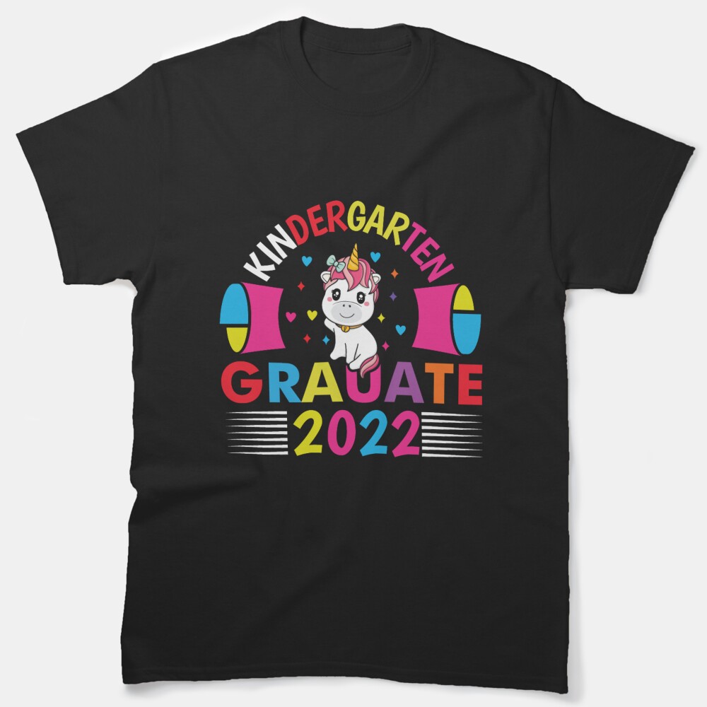 Kindergarten Graduate 2022 - Cute Kids Unicorn Classic T-Shirt