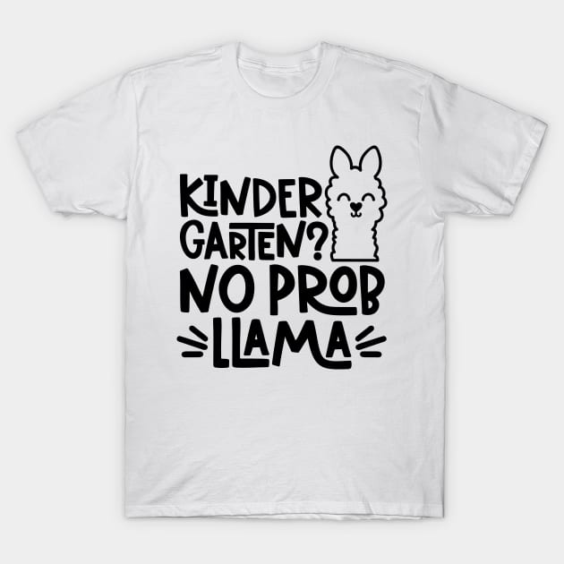 Kindergarten, No Problem Funny Kids Back To School T-Shirt