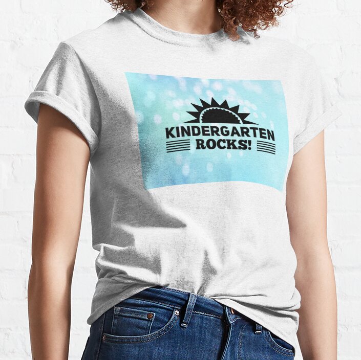 Kindergarten Rocks! Kinder School Grade Classic T-Shirt