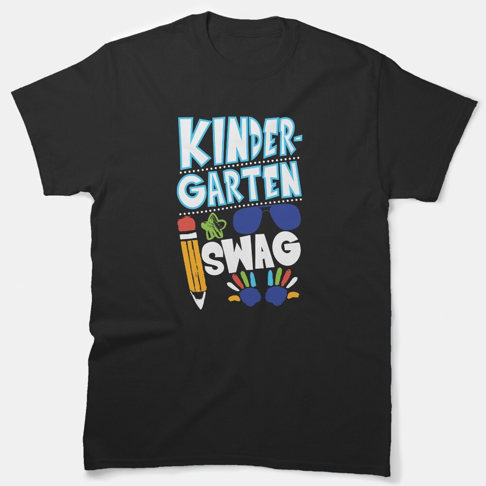Kindergarten Swag Funny Boy Elementary School Student Classic T-Shirt
