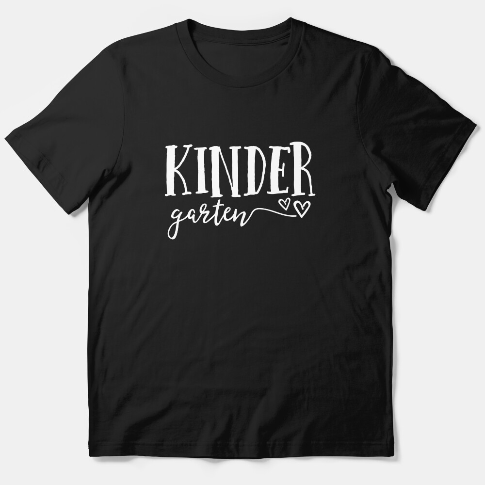 Kindergarten Teacher Back To School 100Th Day Kinder Team Essential T-Shirt