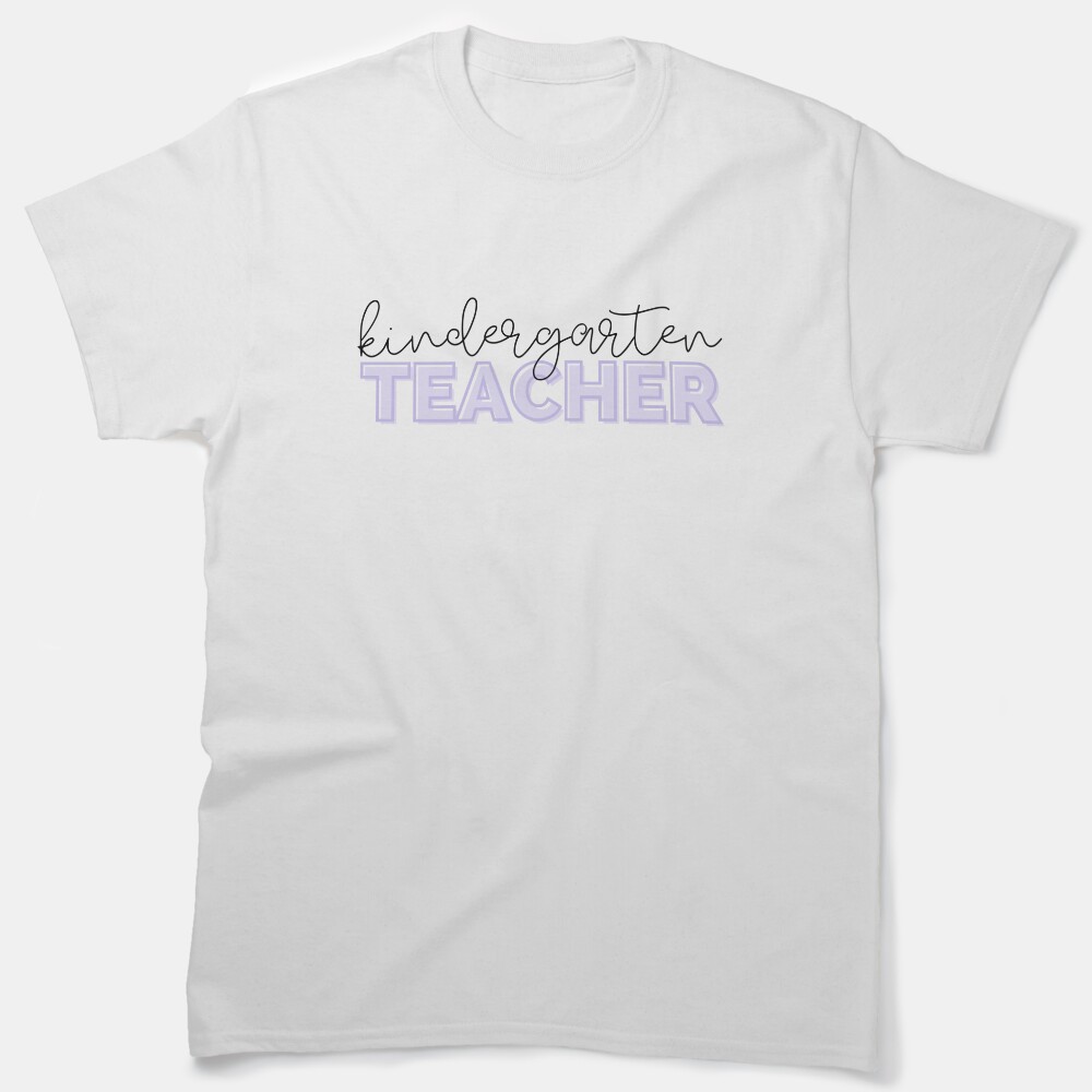Kindergarten Teacher - Lavendar Classic T-Shirt