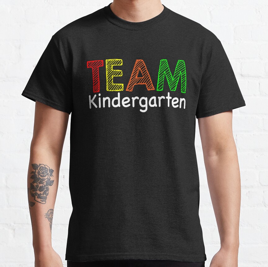 Kindergarten Team Crew T-Shirt, Teacher Team Shirt, Kindergarten T-Shirt Classic T-Shirt