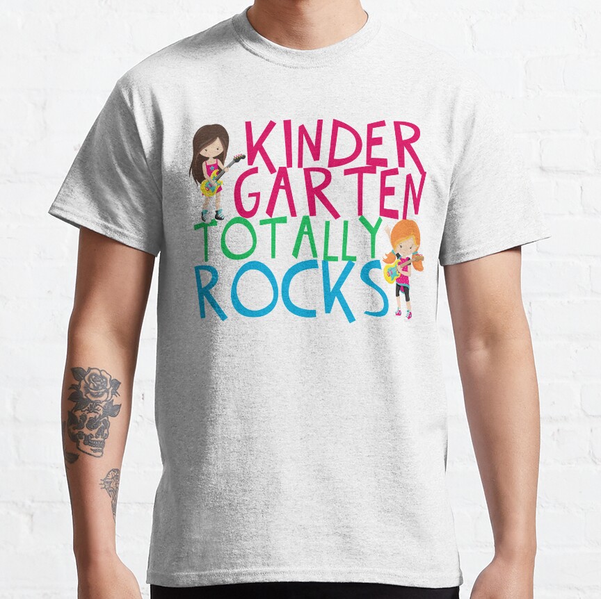 Kindergarten Totally Rocks Classic T-Shirt