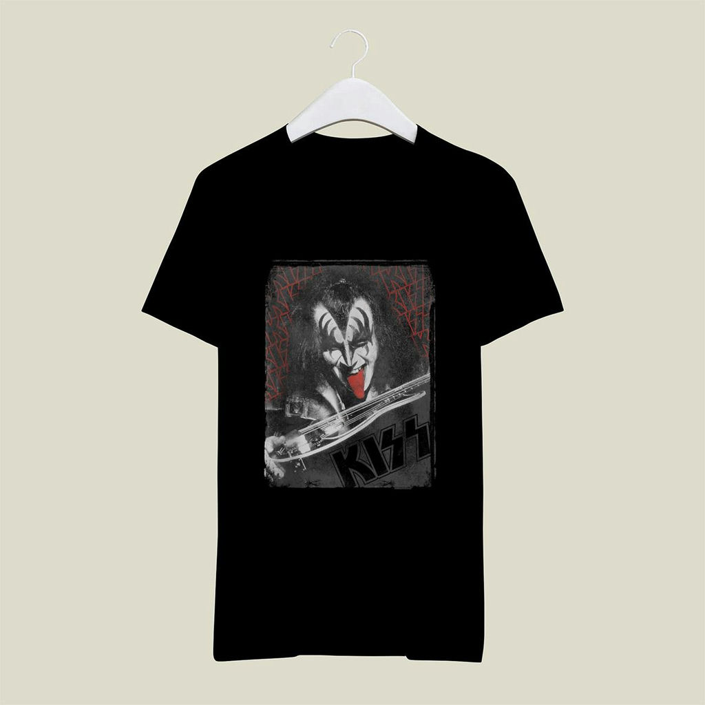 Kiss Gene Simmons Tongue Vintage T-Shirt, Classic Style T-Shirt, Premium Shirt