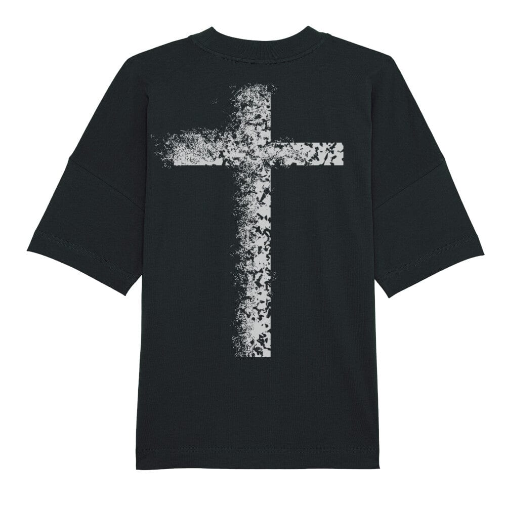 Kreuz Back Premium Oversize Shirt, Unisex