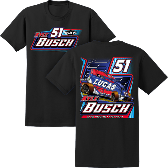 Kyle Busch #51 Lucas Oil Blk Micro Tee Premium Tee, Classic Style T-Shirt