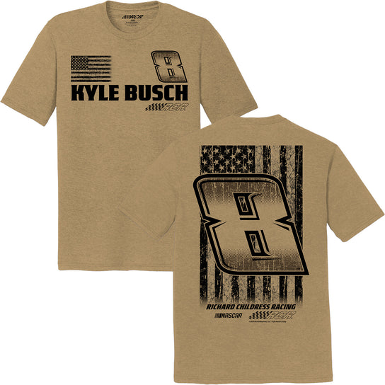 Kyle Busch 2024 Coyote Brown #8 Premium Tee, Classic Style T-Shirt