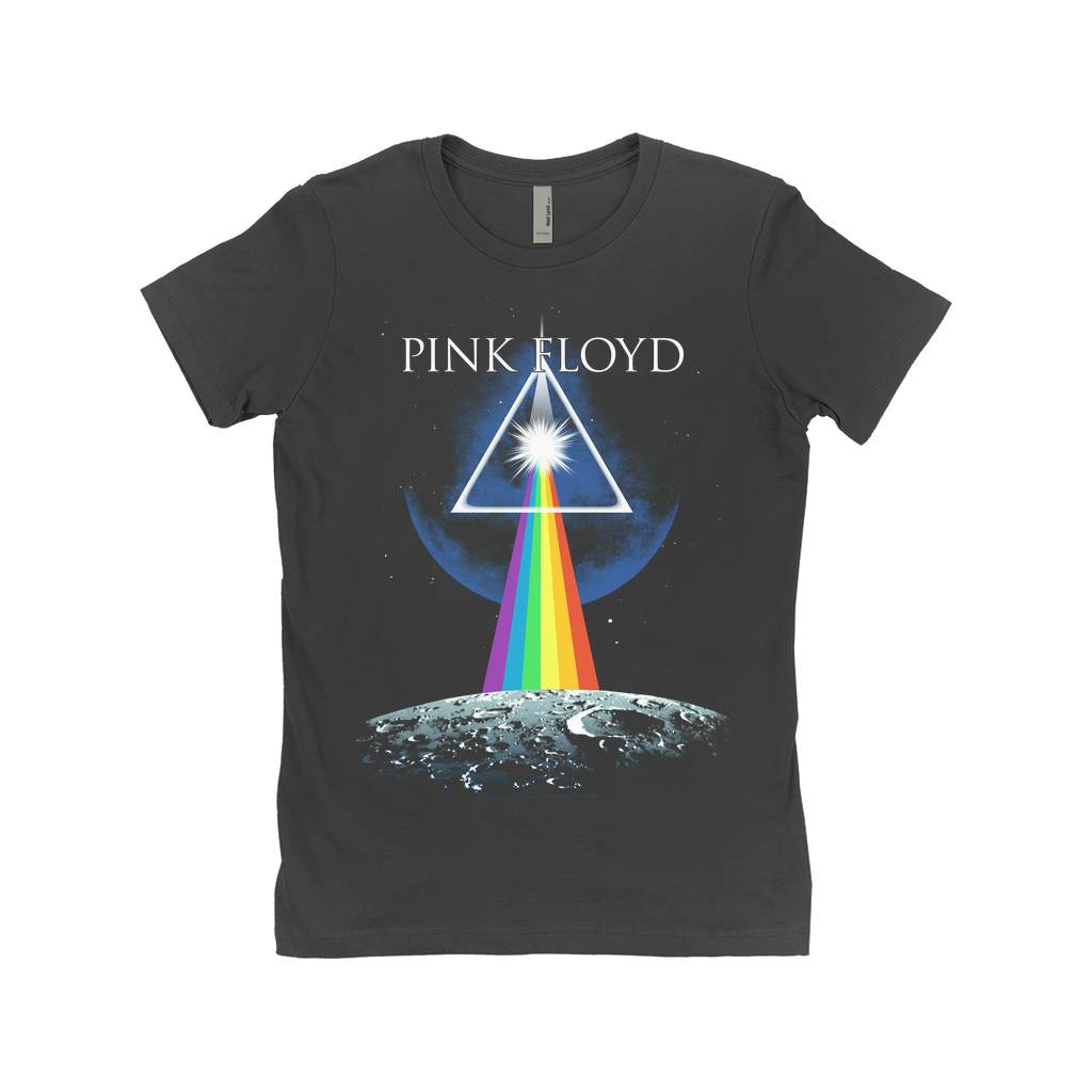 Ladies' Boyfriend Dark Side Of The Moon Universe Image Shirt, Classic Style T-Shirts, Premium New Shirt