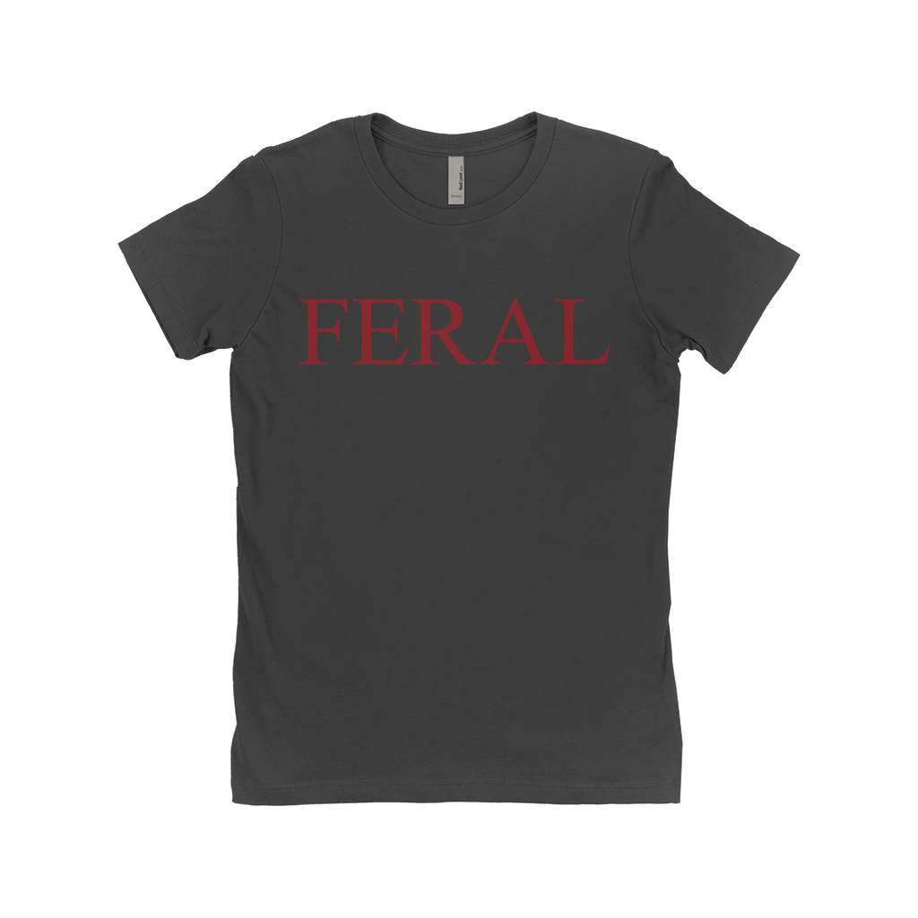 Ladies' Boyfriend Feral Worn By Shirt, Classic Style T-Shirts, Premium New Shirt