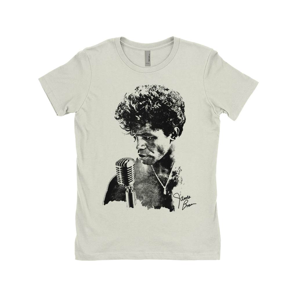 Ladies' Boyfriend Grainy Black White Photo With Signature Shirt, Classic Style T-Shirts, Premium New Shirt