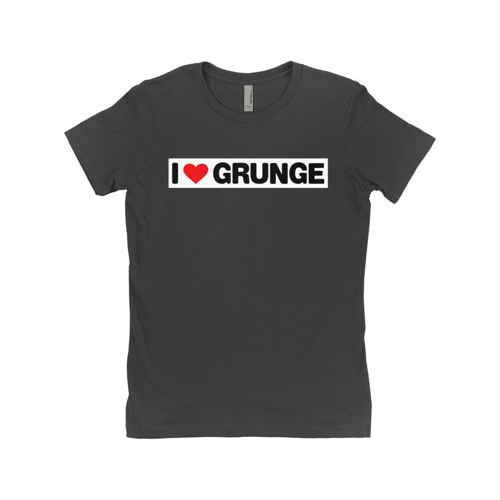Ladies' Boyfriend I Heart Grunge Worn By Eddie Vedder Shirt, Classic Style T-Shirts, Premium New Shirt