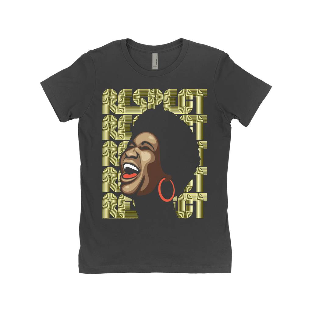 Ladies' Boyfriend Respect Illustration Character Shirt, Classic Style T-Shirts, Premium New Shirt