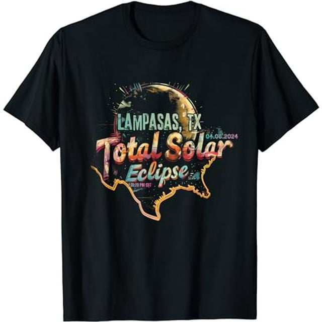 Lampasas, Tx 2024 Total Solar Eclipse Shirt, Total Solar Shirt, Premium Shirt, Total 2024 Shirt