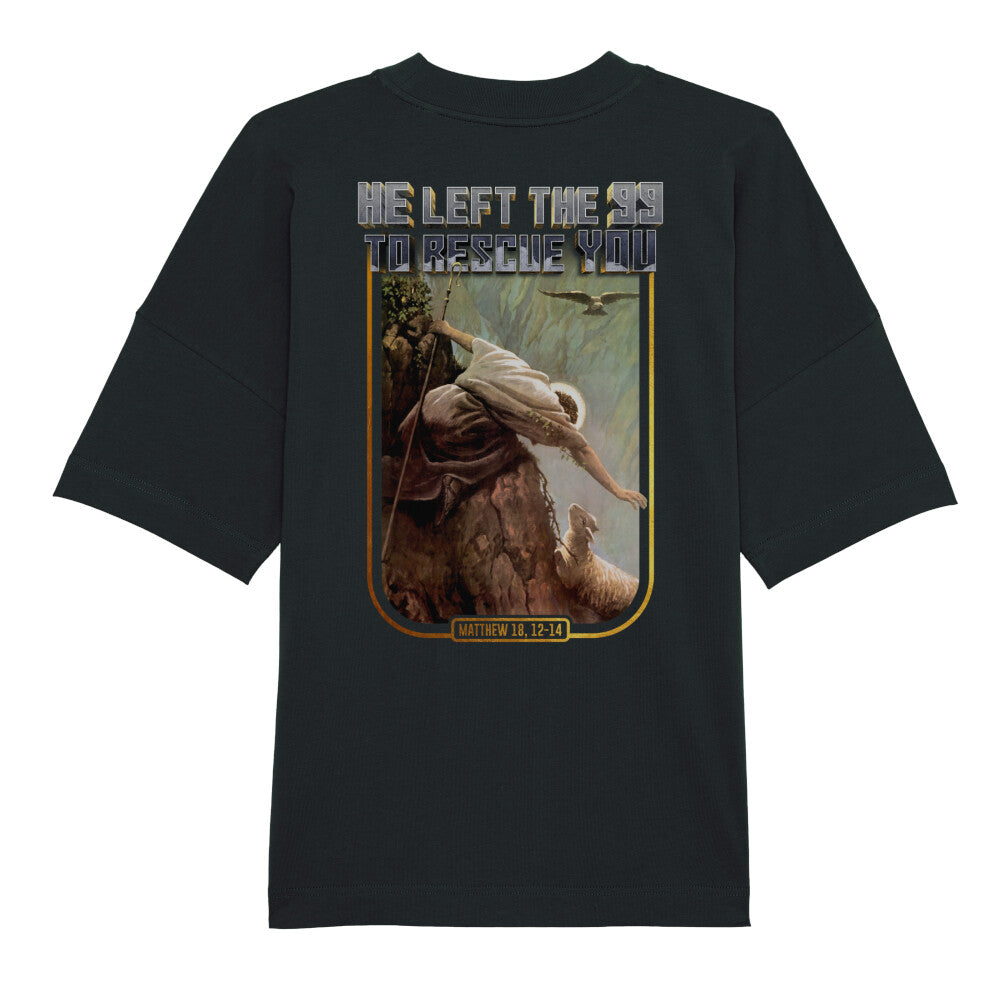 Left The 99 X Bible Premium Oversize Shirt, Unisex