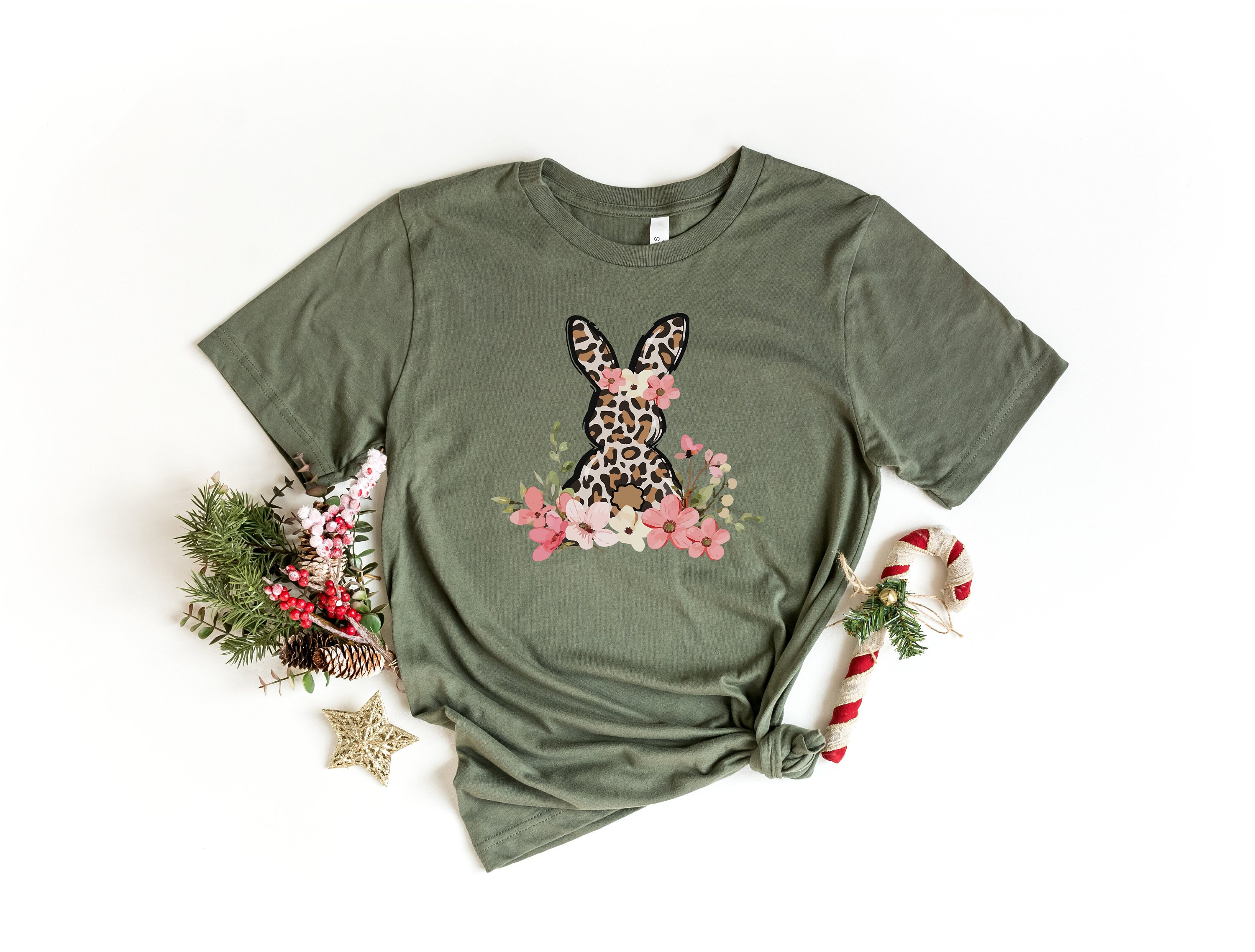Leopard Bunny Shirt, Easter Shirt For Boy, Easter Shirt For Women, Easter Shirt, Gift Easter