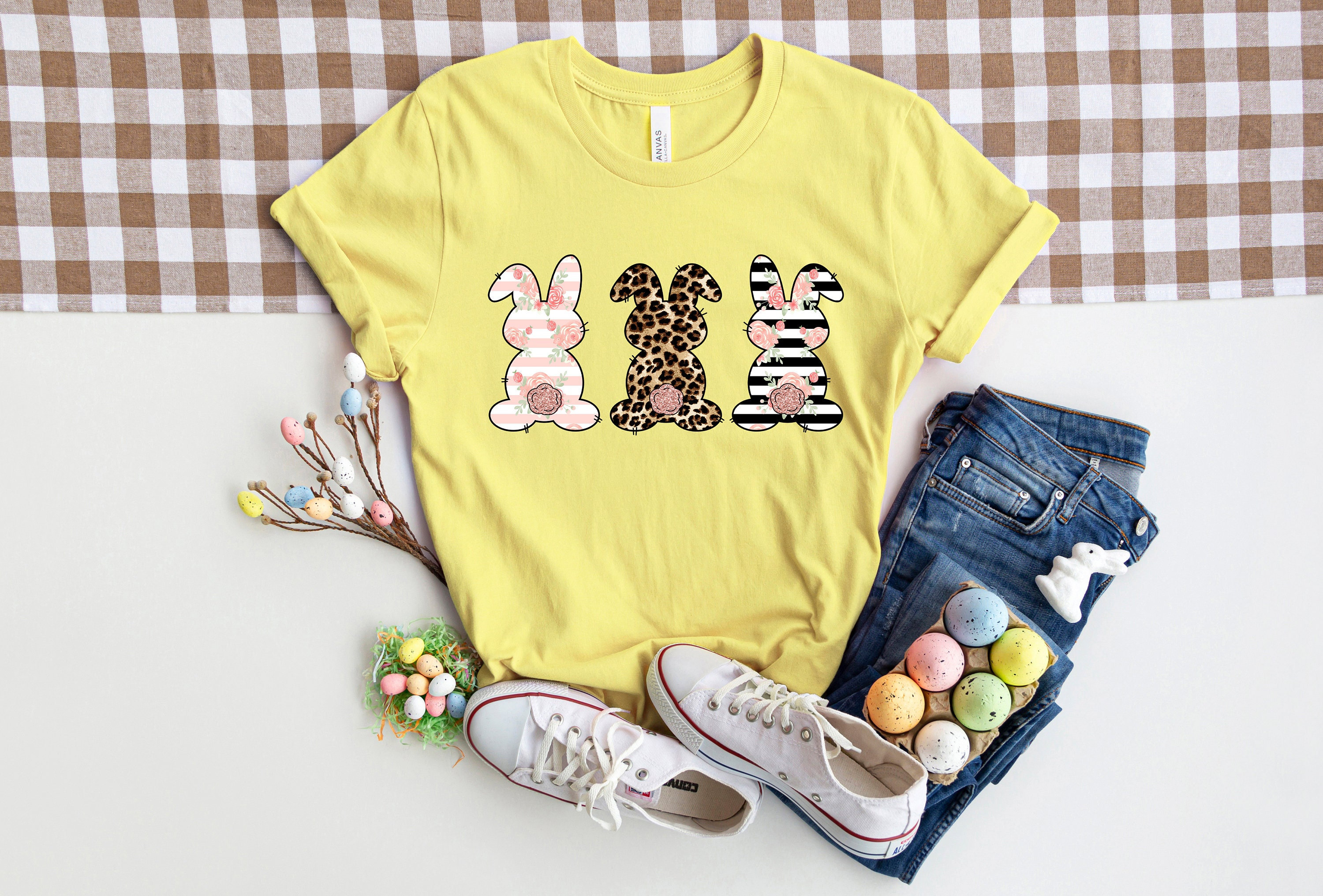 Leopard Bunny ShirtShirt, Premium Shirt, Jesus Shirt, Easter Shirt, Gift Easter, Easter Shirt For Men, Boy
