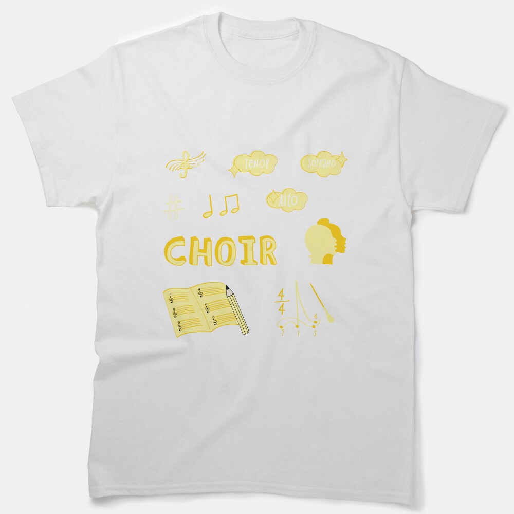 Light Yellow Choir School Subject Pack Classic T-Shirt