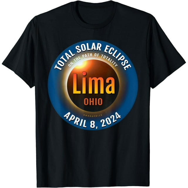 Lima Ohio Oh Total Solar Eclipse 2024 : 3 :: Shirt, Total Solar Shirt, Premium Shirt, Total 2024 Shirt