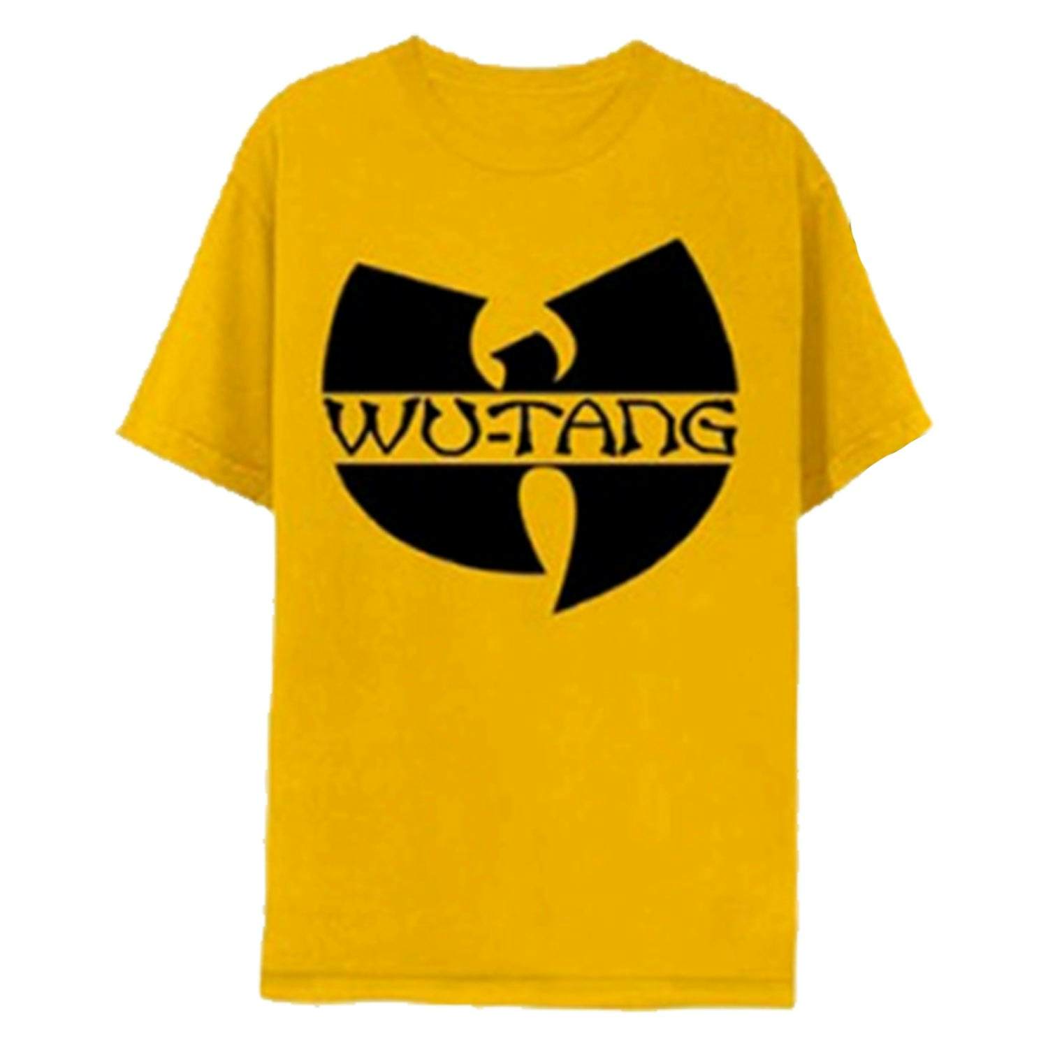 Logo Yellow Pigment Dye T-Shirt, Classic Style T-Shirts, Premium New Shirt