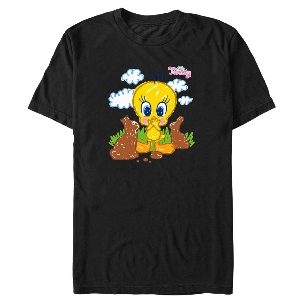 Looney Tunes Hand Drawn Tweety Graphic Shirt, Classic Style T-Shirt, Premium New Shirt