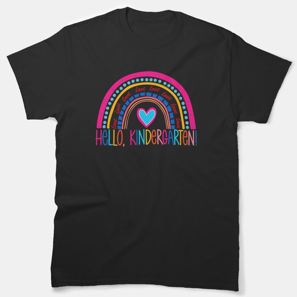 Love Hello Kindergarten Classic T-Shirt