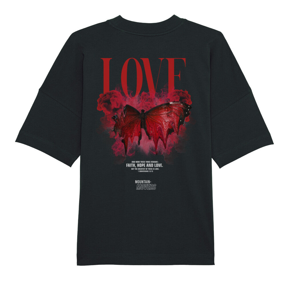 Love Streetwear Backprint Premium Oversize Shirt, Unisex