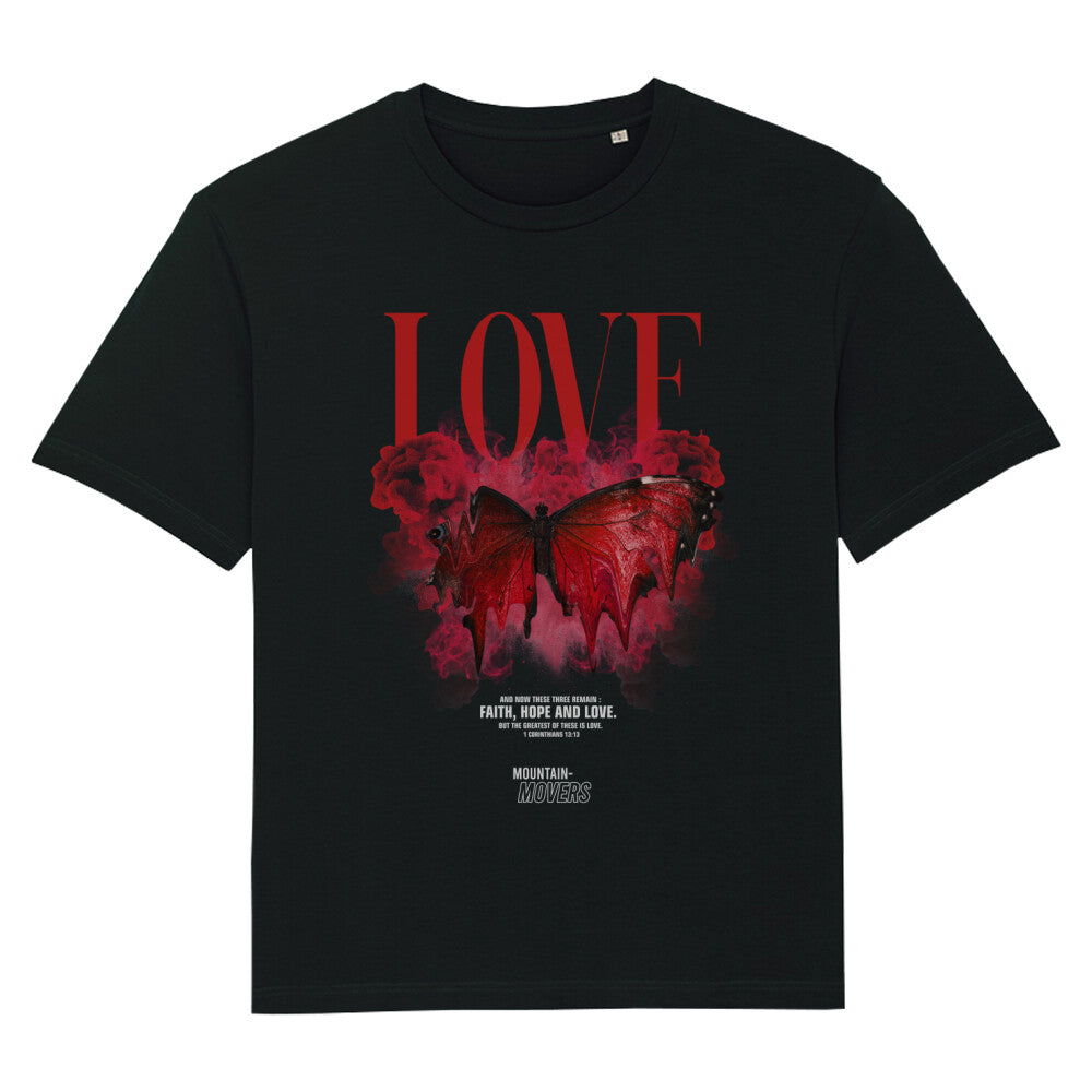 Love Streetwear Oversized Shirt, Unisex Frontprint
