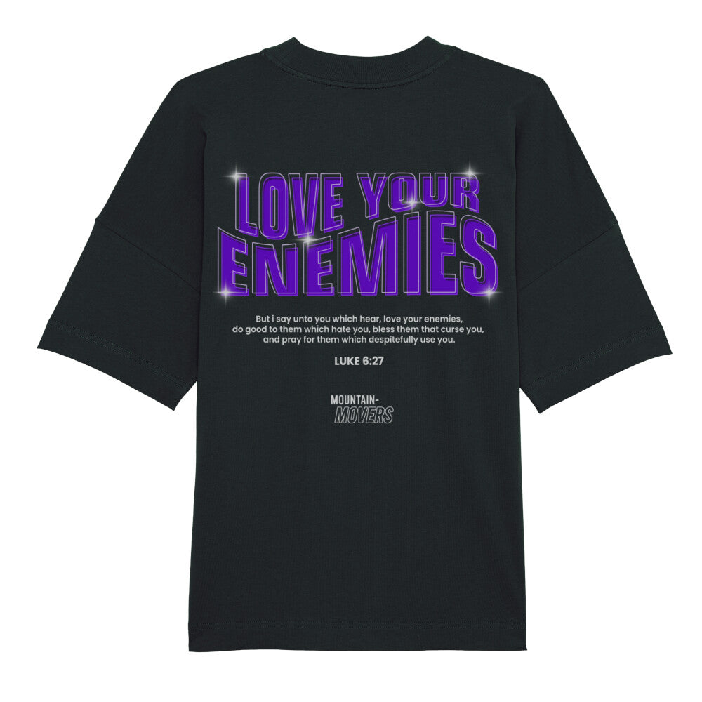 Love Your Enemies X Bible Premium Oversize Shirt, Unisex