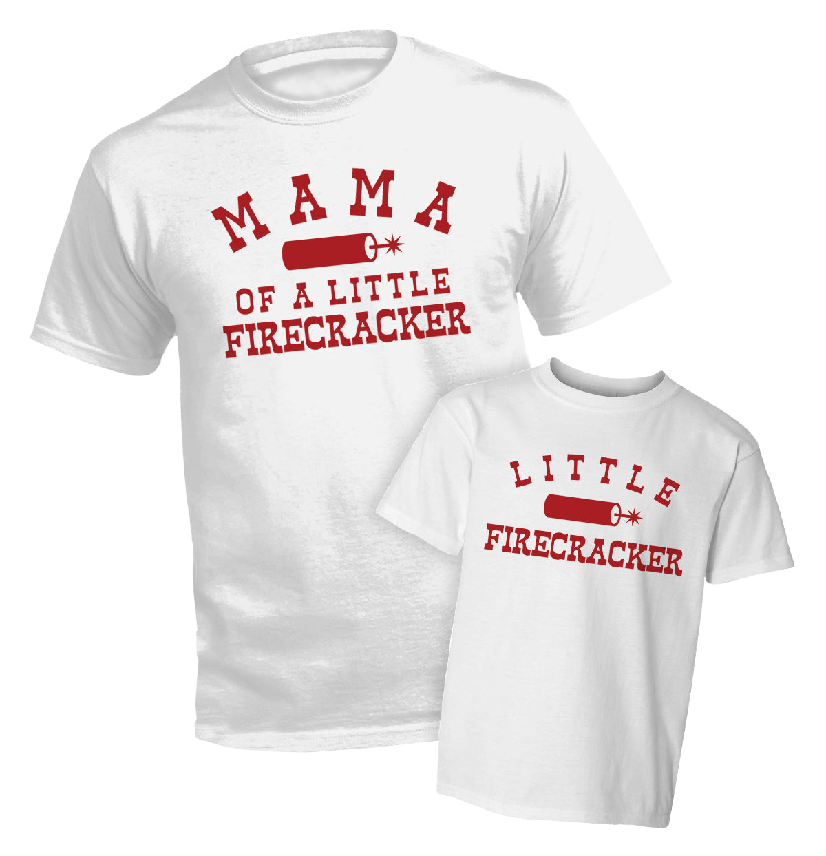 Mama Of A Little Firecracker And Little Firecracker Shirt, Premium Shirt