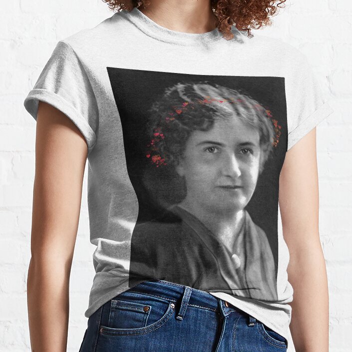 Maria Montessori With Hearts Classic T-Shirt