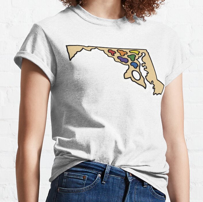 Maryland Art Palette Classic T-Shirt