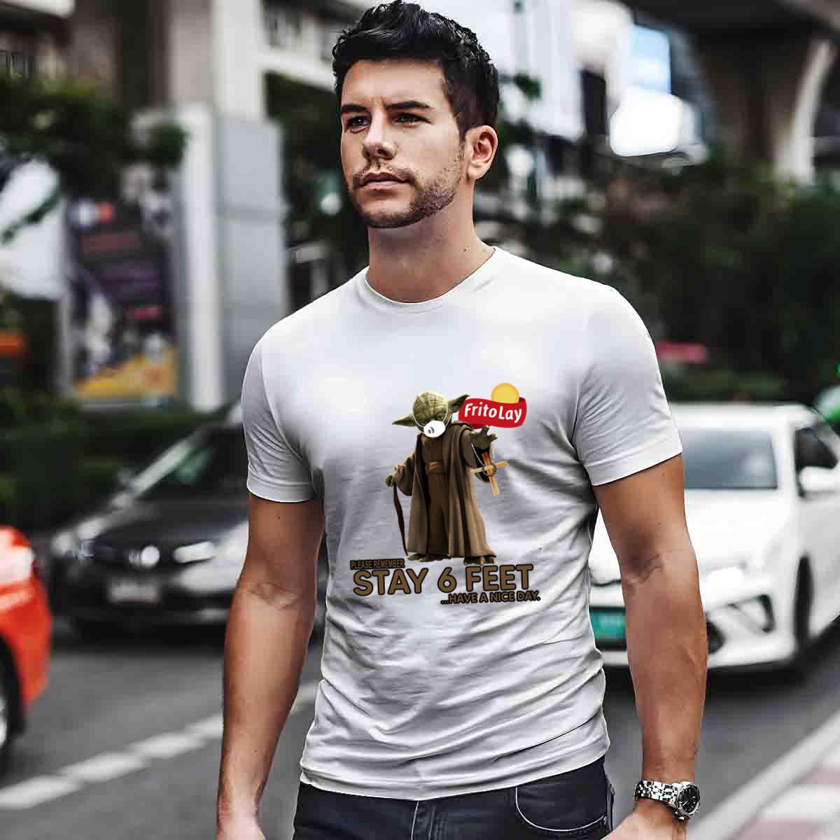 Master Yoda Frito Lay Please Remember Stay 6 Feet Have A Nice Day Jesus Shirt, Classic Style T-Shirt, Premium Shirt