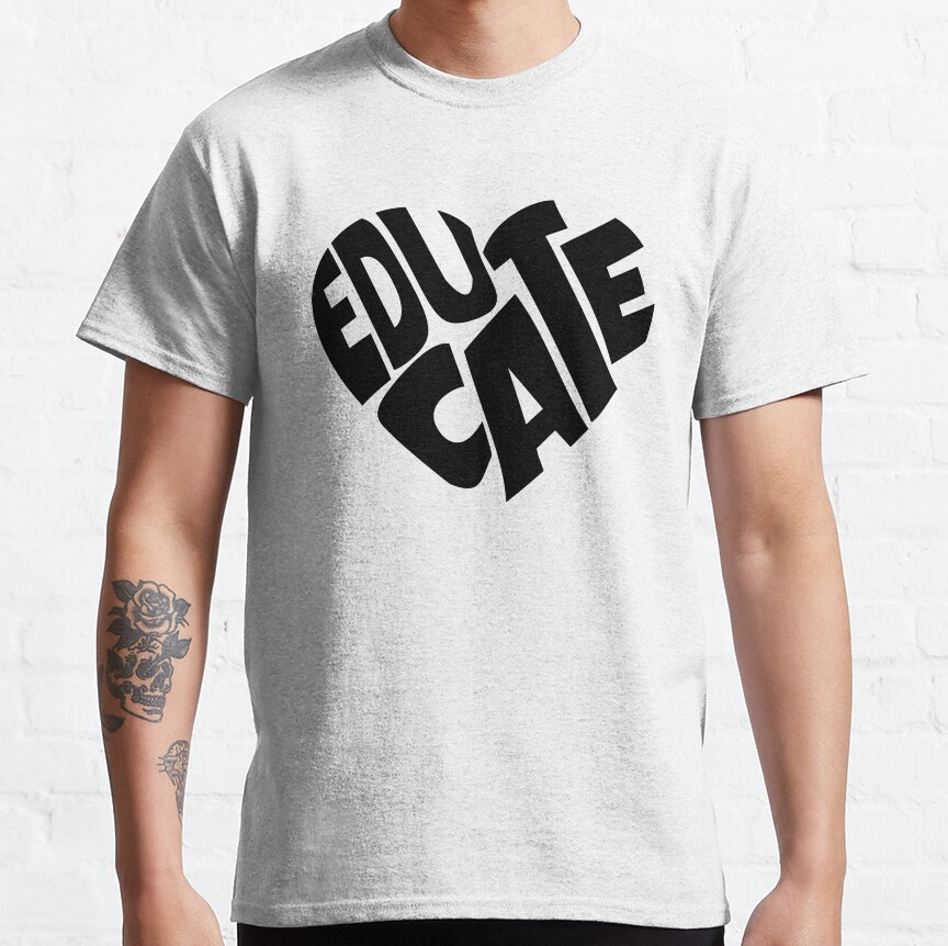 Math Teacher Christmas, Teacher Aid, Funny Teacher Quotes,Educate,Teacher Gifts Beginning Of The Year Classic T-Shirt