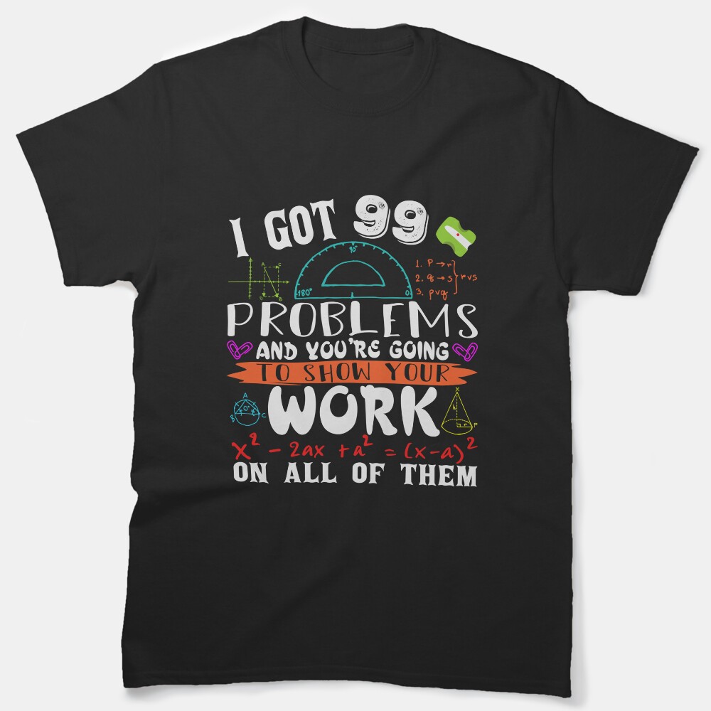 Math Teacher Funny Design Classic T-Shirt