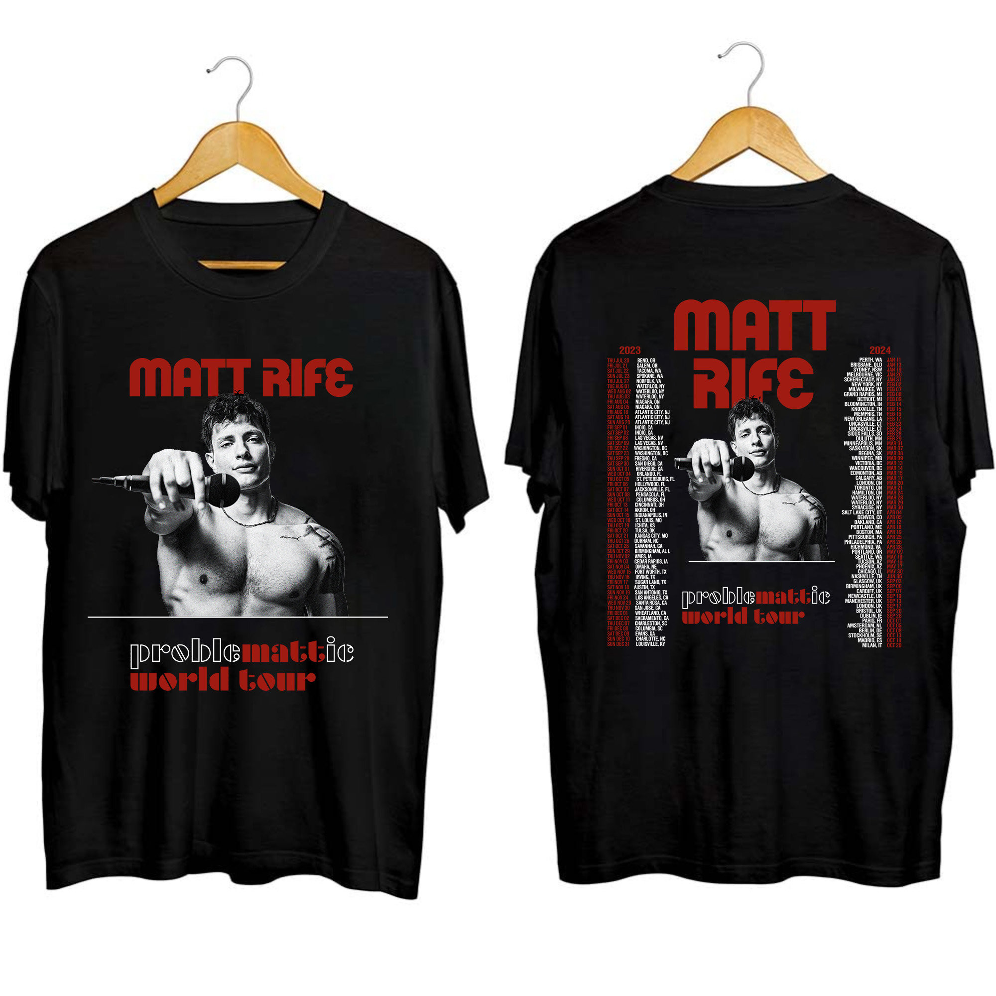 Matt Rife 2023 2024 World Tour Shirt, Singer Shirt, Ablum Music Shirt, Fan Shirt, Trend Shirt