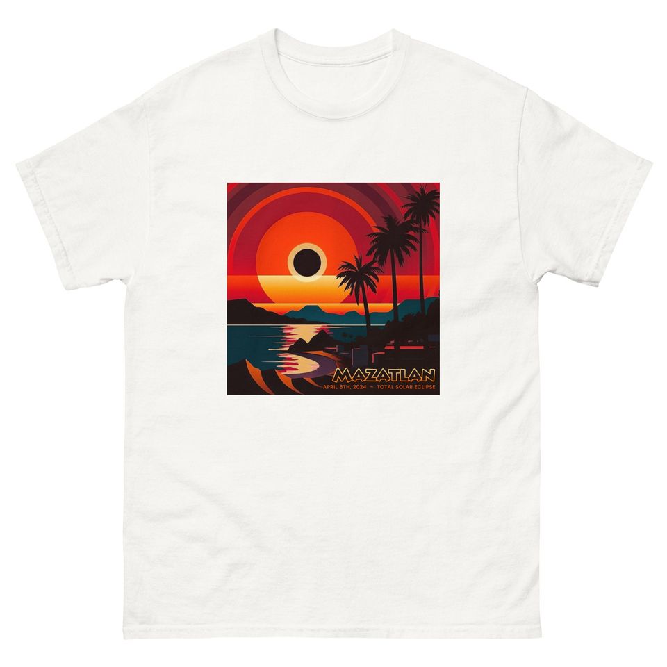 Mazatlan Solar Eclipse Shirt - 2024 Total Solar Eclipse Shirt, Total Solar Shirt, Premium Shirt, Total 2024 Shirt