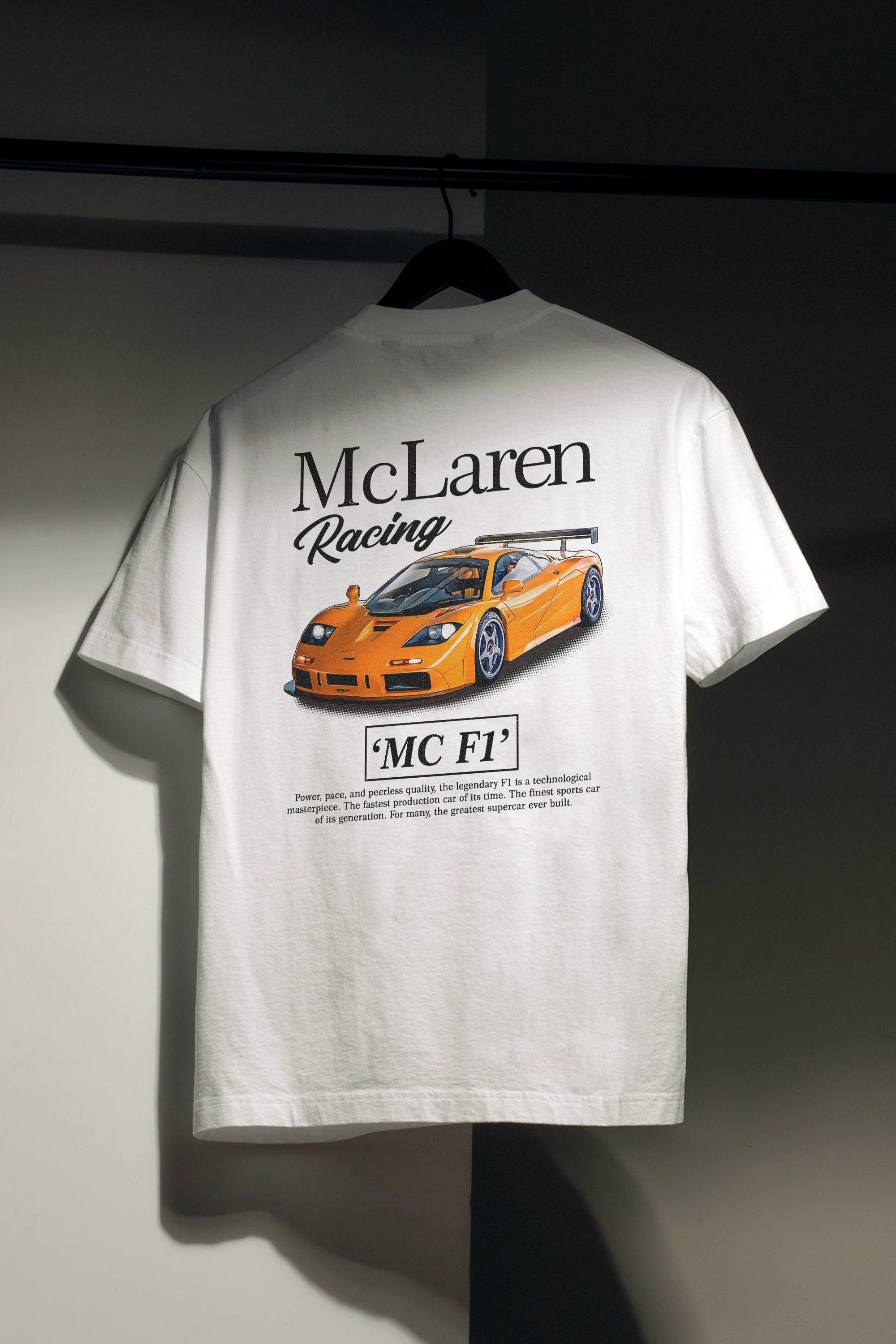 Mclaren F1 Racing T-Shirt, Classic Style T-Shirt