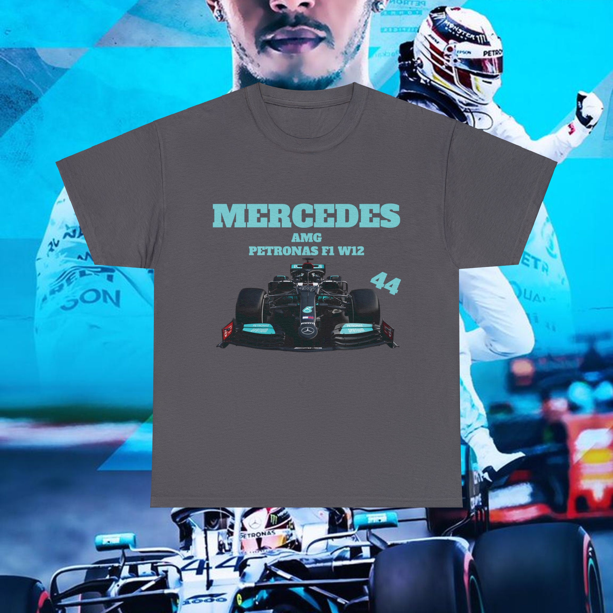 Mercedes F1, Lewis Hamilton Shirt, Formula 1 Shirt Premium Tee, Classic Style T-Shirt