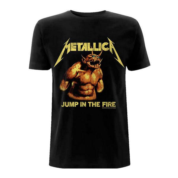 Metallica Jump In The Fire Vintage T-Shirt, Classic Style T-Shirts, Premium New Shirt