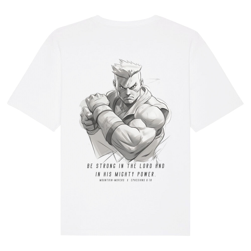 Mighty Power Gym Oversized Shirt, Unisex Backprint