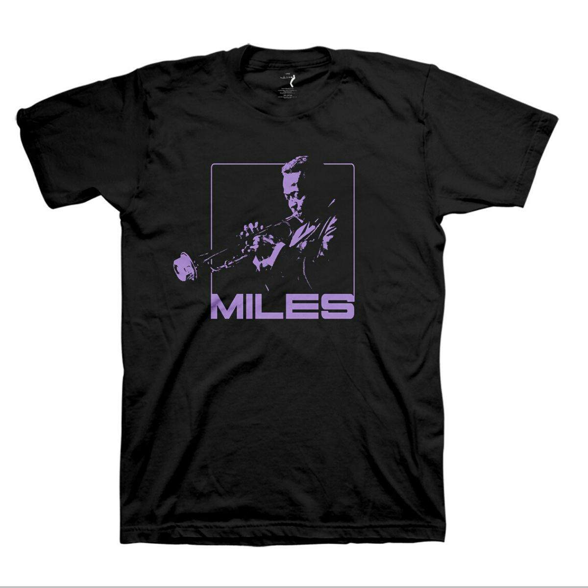 Miles In Mono T-Shirt: Lavender, Classic Style T-Shirts, Premium New Shirt