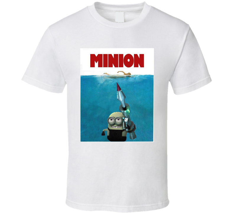 Minion Jaws Movie Parody T Shirt, Classic Style T-Shirt, Premium Shirt