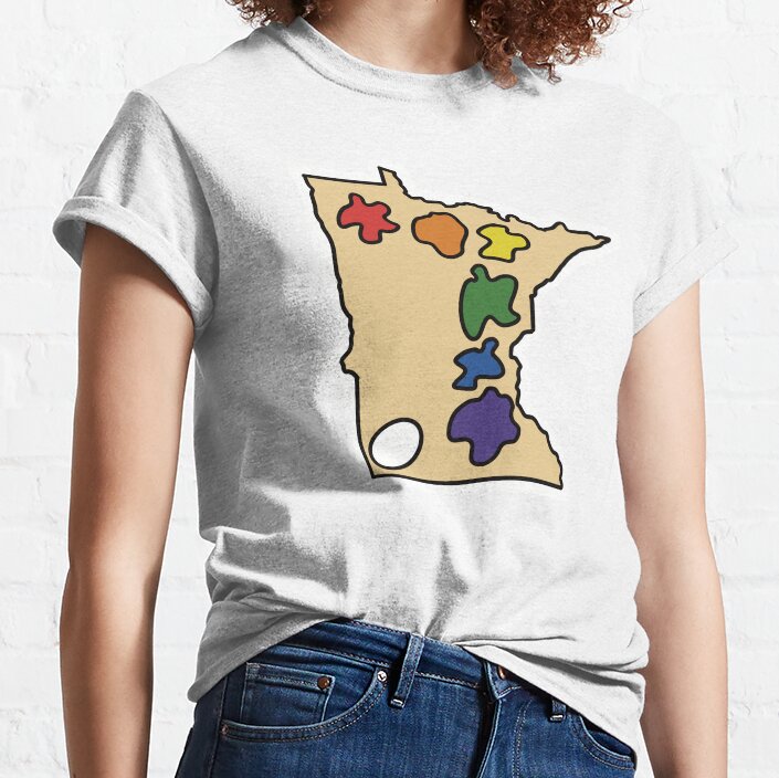 Minnesota Art Palette Classic T-Shirt