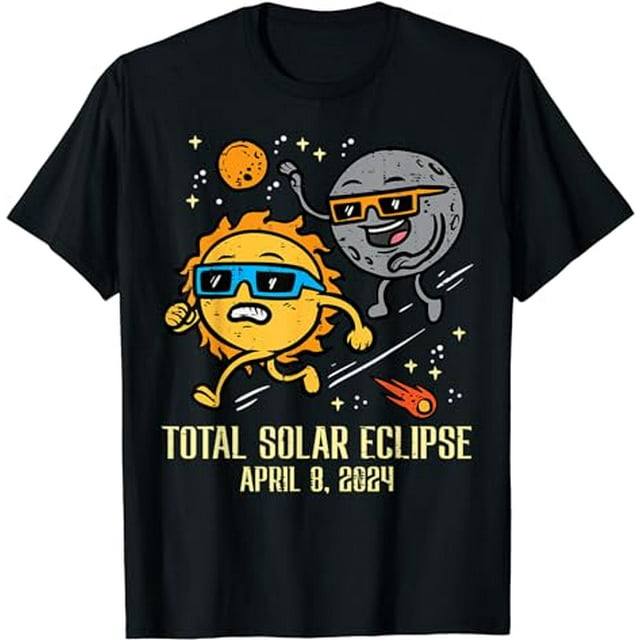 Moon Chase Sun Total Solar Eclipse 2024 April Women Men Shirt, Total Solar Shirt, Premium Shirt, Total 2024 Shirt