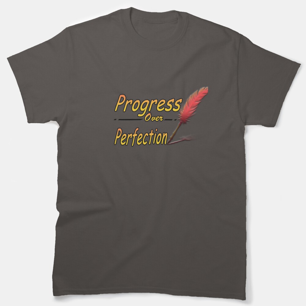 Motivational Progress Over Perfection Back To School Teacher Classic T-Shirt